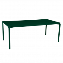 Table CALVI de Fermob, Vert cèdre