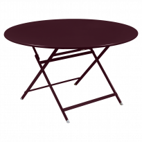 Table ronde CARACTÈRE de Fermob, Cerise noire
