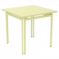 Table carrée COSTA de Fermob, Citron givré