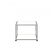 Petite table basse carrée USM Haller M22, Blanc pur