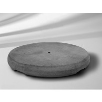 Socle en béton Z, 30 kg, Ø 47 × 8.5 cm