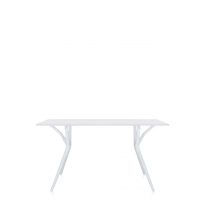 Table SPOON de Kartell, 140 x 74 cm, Blanc