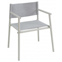Lot de 2 fauteuils TERRAMARE de Emu, Blanc mat - Gris clair - Blanc