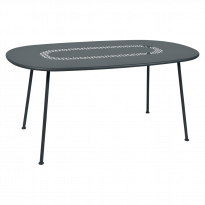 Table ovale LORETTE 160 x 90 cm de Fermob, Gris orage