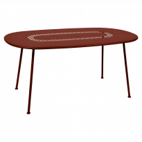 Table ovale LORETTE 160 x 90 cm de Fermob, Ocre rouge
