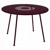 Table ronde LORETTE Ø.110 cm de Fermob, Cerise noire