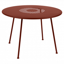 Table ronde LORETTE Ø.110 cm de Fermob, ocre rouge