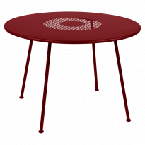 Table ronde LORETTE Ø.110 cm de Fermob, Piment