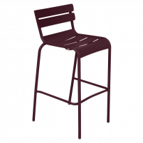 Chaise haute LUXEMBOURG de Fermob, Cerise noir