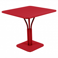 Table carrée LUXEMBOURG de Fermob, Coquelicot