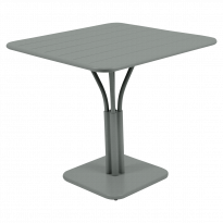 Table carrée LUXEMBOURG de Fermob, 80x80xH74, coloris gris lapili