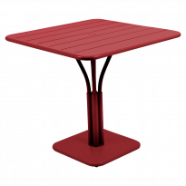 Table carrée LUXEMBOURG de Fermob, Piment