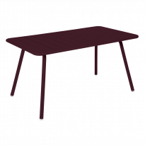 Table LUXEMBOURG de Fermob, 143 x 80 cm, Cerise noire