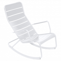 Rocking chair LUXEMBOURG de Fermob, Blanc coton