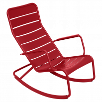 Rocking chair LUXEMBOURG de Fermob, Coquelicot