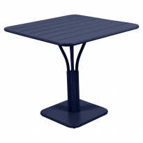 Table carrée LUXEMBOURG de Fermob, Bleu abysse