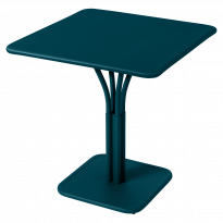 Table carrée LUXEMBOURG de Fermob, Bleu acapulco