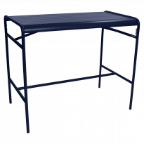Table haute LUXEMBOURG de Fermob, Bleu abysse