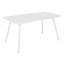Table LUXEMBOURG de Fermob, 143 x 80 cm, Blanc coton