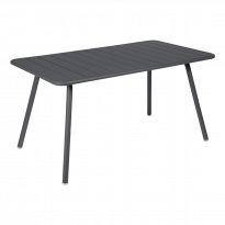 Table LUXEMBOURG de Fermob, 143 x 80 cm, Carbone 