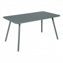 Table LUXEMBOURG de Fermob, 143 x 80 cm, Gris orage