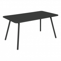 Table LUXEMBOURG de Fermob, 143 x 80 cm, Réglisse