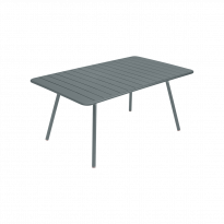 Table rectangulaire confort 6 LUXEMBOURG de Fermob, couleur gris orage