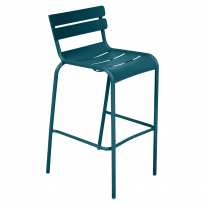 Chaise haute LUXEMBOURG de Fermob, Bleu acapulco