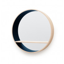 Miroir Console Ø80cm de Drugeot, coloris intérieur Bleu Nuit N°1