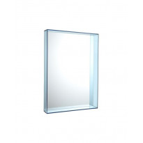 Miroir ONLY ME de Kartell, Bleu Azur, L.50 X H.70 X P.9