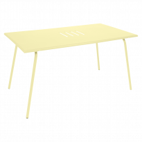 Table haute MONCEAU de Fermob, 146x80x74, Citron givré