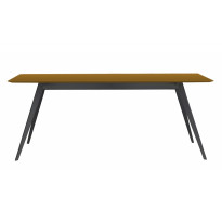Table AISE rectangulaire de Treku, 170x90x75, Ocre