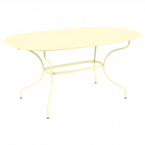 Table ovale 160x90 OPÉRA + de Fermob, Citron givré