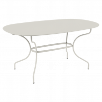 Table ovale 160x90 OPÉRA + de Fermob, Gris argile