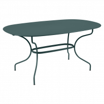 Table ovale 160x90 OPÉRA + de Fermob, Gris orage