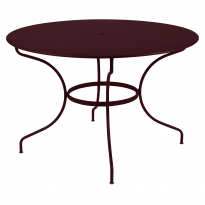 Table ronde OPÉRA + de Fermob, D. 117, Cerise noire