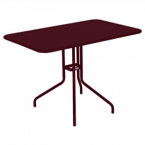 Table rabattable PÉTALE de Fermob 110 cm, Cerise noire