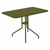 Table rabattable PÉTALE de Fermob 110 cm, Pesto