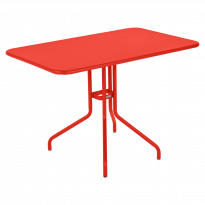 Table rabattable PÉTALE de Fermob 110 cm, Capucine