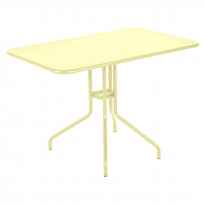 Table rabattable PÉTALE de Fermob 110 cm, Citron givré