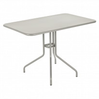 Table rabattable PÉTALE de Fermob 110 cm, Gris argile
