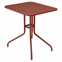 Table rabattable PÉTALE de Fermob 60 cm, ocre rouge