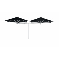 Parasol décentré DUOFLEX de Umbrosa, tissu Sunbrella, Black