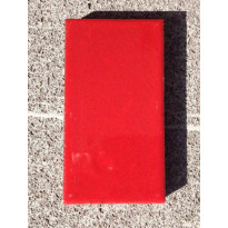 Plateau en pierre de lave émaillée MIX & MATCH, 180 x 90 cm, Rouge