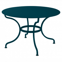 Table ronde D.137 ROMANE de Fermob, bleu acapulco