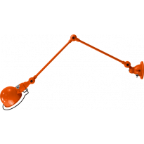 Applique SIGNAL SI331 réflecteur Ø10 de Jieldé avec 2 bras articulés, Orange
