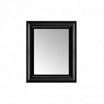 Miroir FRANCOIS GHOST de Kartell, 65 x 79 cm, Noir glacé