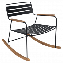 Rocking chair SURPRISING de Fermob, Carbone 