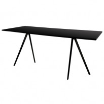 Table BAGUETTE de Magis, 85 x 205 cm, Noir