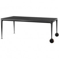 Table BIG WILL de Magis, 210 x 105 cm, Noir